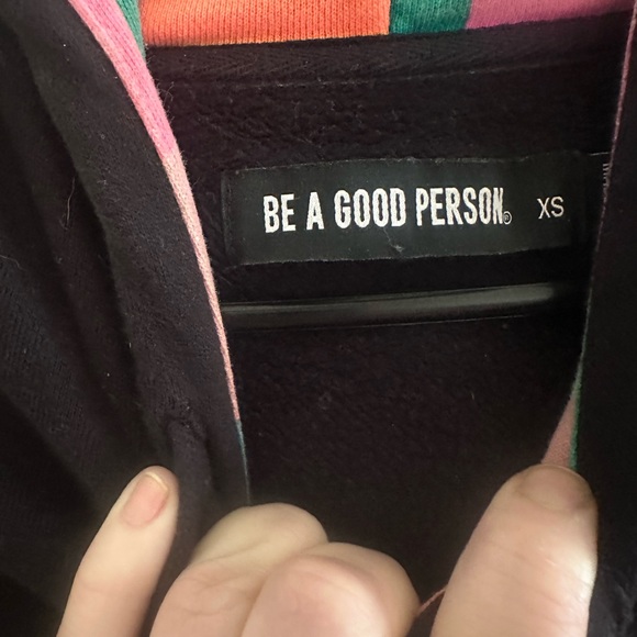“Be A Good Person” hoodie multi colored size xs (fits like a small-medium) - Picture 2 of 4